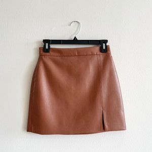 Aritzia Pleather Patio Skirt